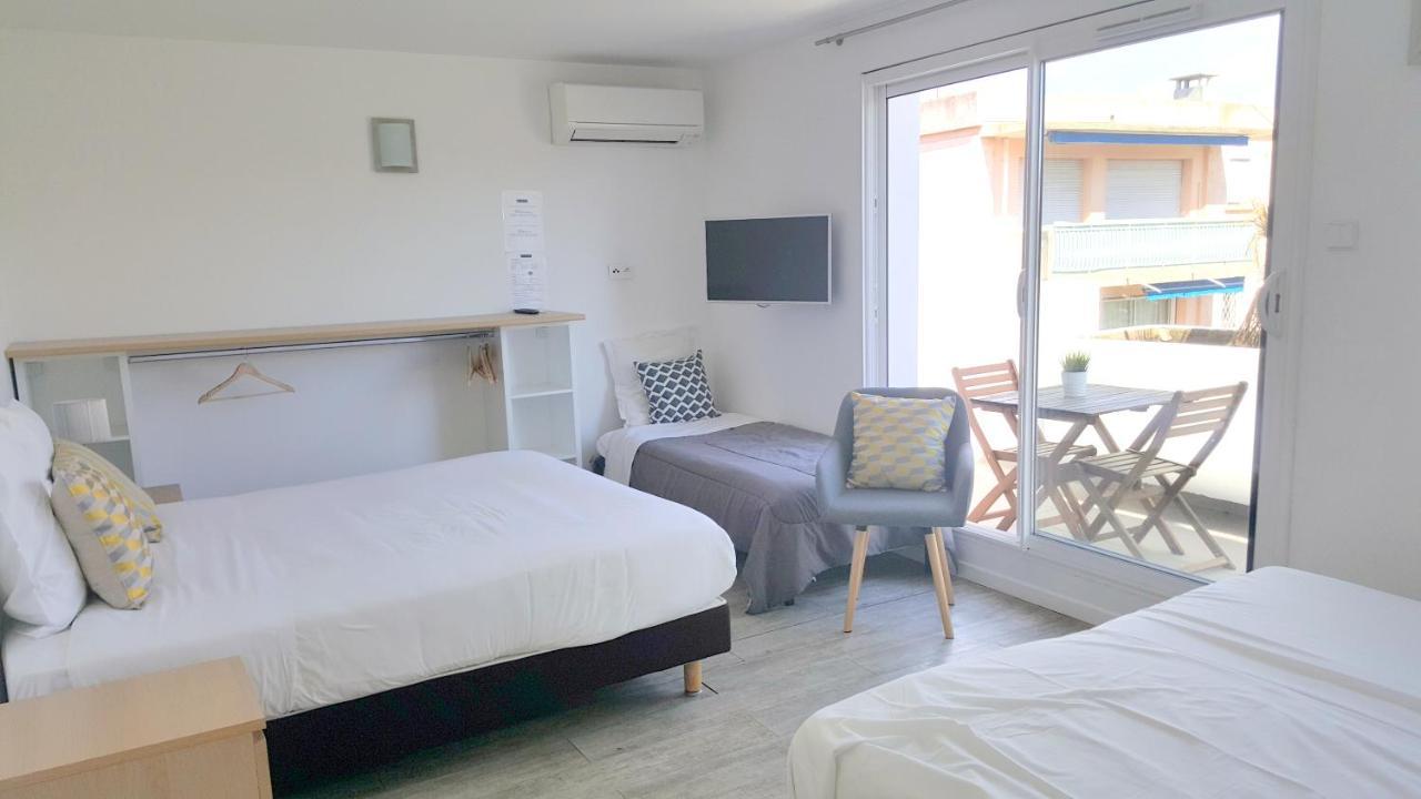 Hotel Sable Et Soleil - Port et Plage Fréjus Eksteriør bilde
