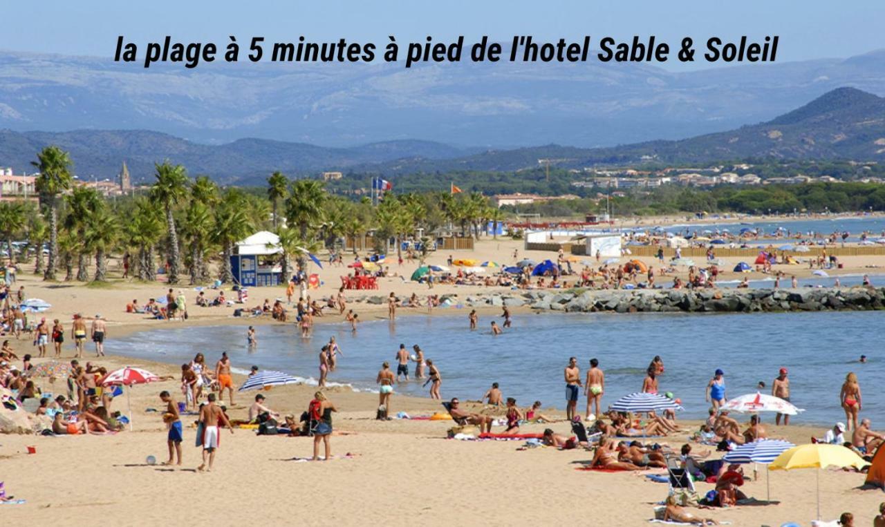 Hotel Sable Et Soleil - Port et Plage Fréjus Eksteriør bilde